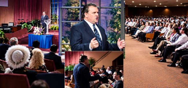Revival meeting in Canada